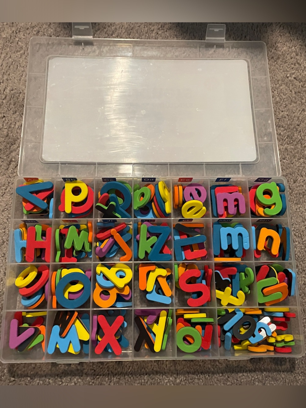 ABC Letters & Numbers Magnets – Multicolor Learning Set - Picture 2 of 3